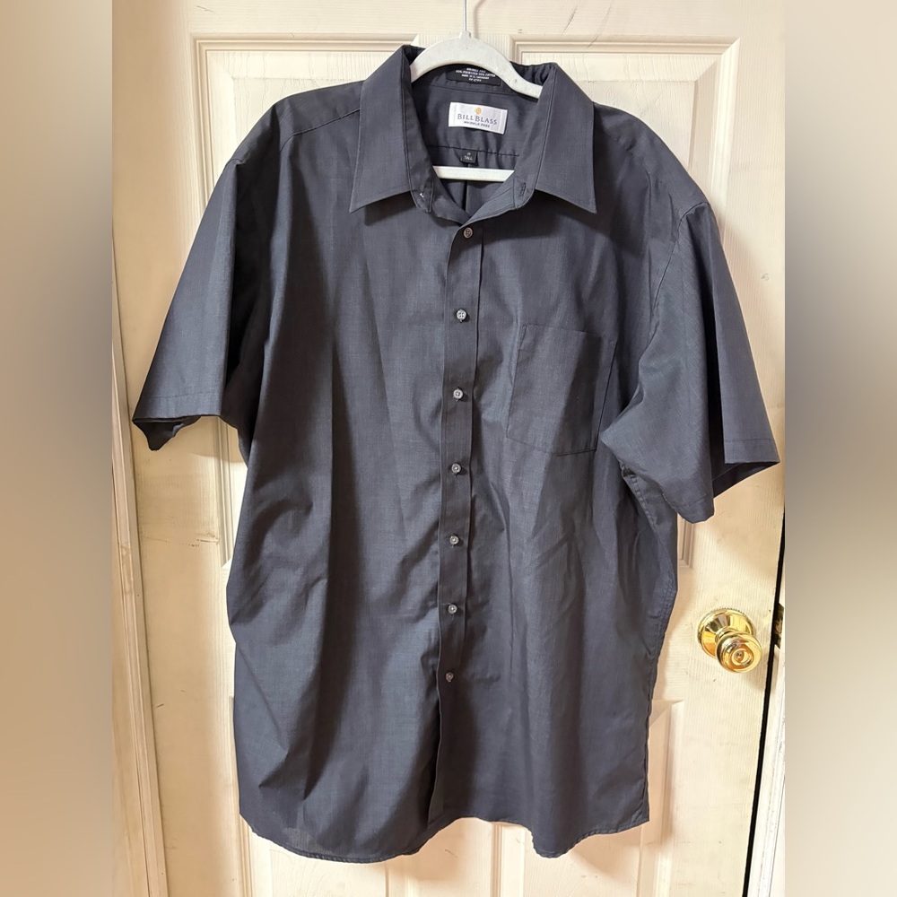 Bill Blass men’s shirt short sleeve 19 tall